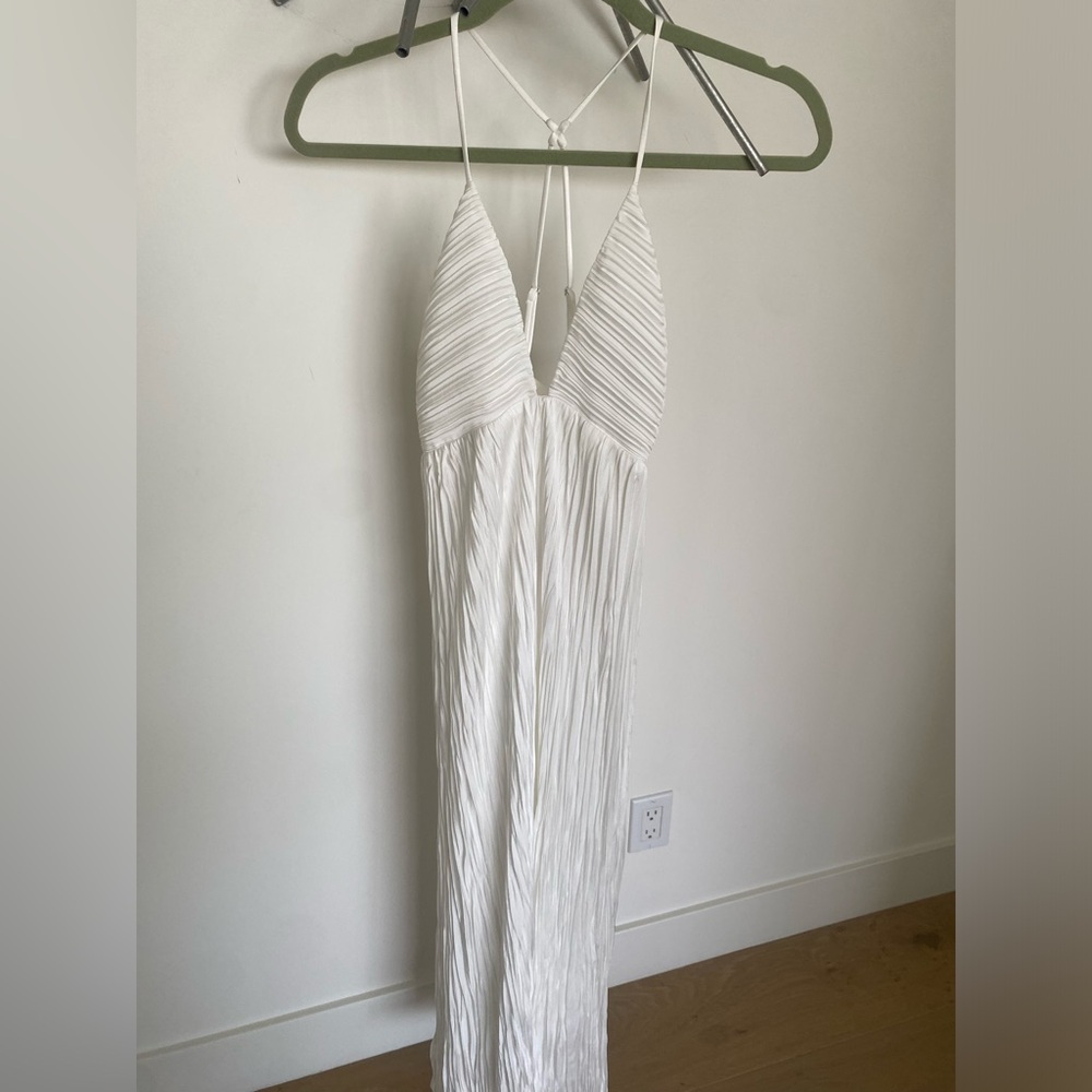 NEVER Worn white flowy ALC dress.